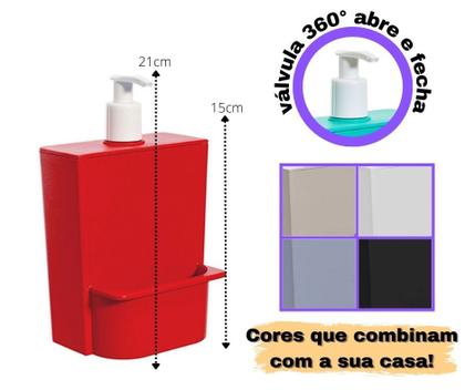 Imagem de Dispenser Detergente e Esponja Pia 650ML