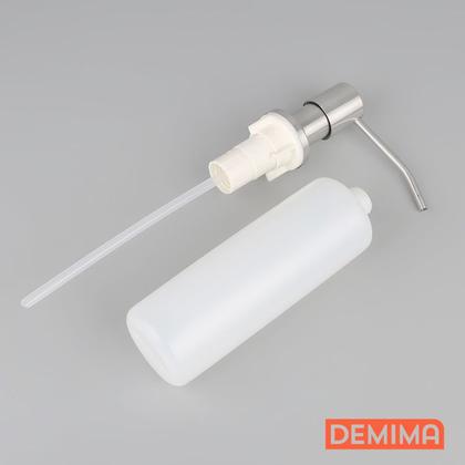 Imagem de Dispenser Detergente Inox Porta Sabonete Liquido Embutir 500 ML - Demima