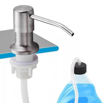Imagem de Dispenser Dosador Mangueira Embutir Suporte Pia Cozinha Banheiro Tanque