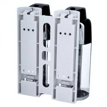 Imagem de Dispenser Duplo Kit 12 Unidades Alcool Gel Sabonete Liquido Shampoo Banheiro Shopping Hotel Restaurante