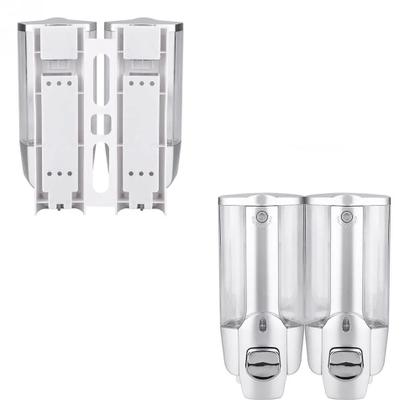 Imagem de Dispenser Duplo Kit 12 Unidades Alcool Gel Sabonete Liquido Shampoo Banheiro Shopping Hotel Restaurante