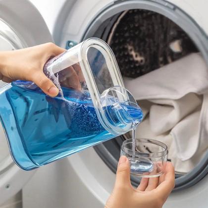 Imagem de Dispenser Multiuso 1200ml com Tampa Hermética e Dosador  Armazenamento, Líquidos e Produtos de Limpeza