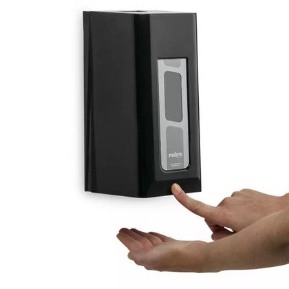Imagem de Dispenser p/ sabonete liquido /alcool gel 800ml c/ reservatorio *preto* STREET - Nobre