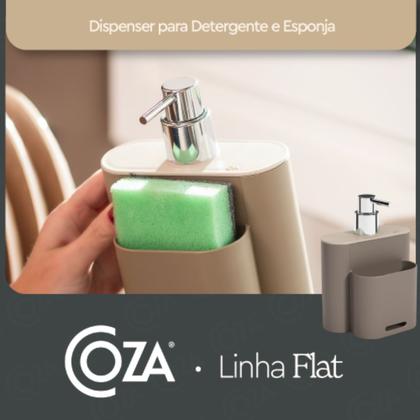 Imagem de Dispenser Para Detergente Coza Flat 500 ml Preto