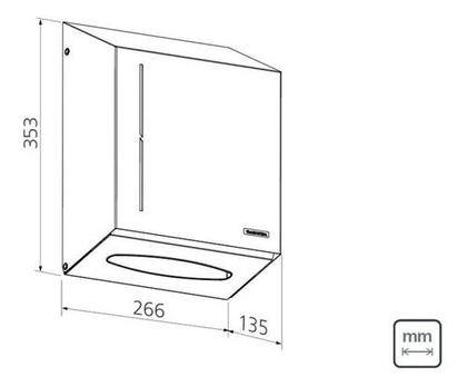 Imagem de Dispenser Para Papel Toalha Tramontina  Inox Scotch Brite