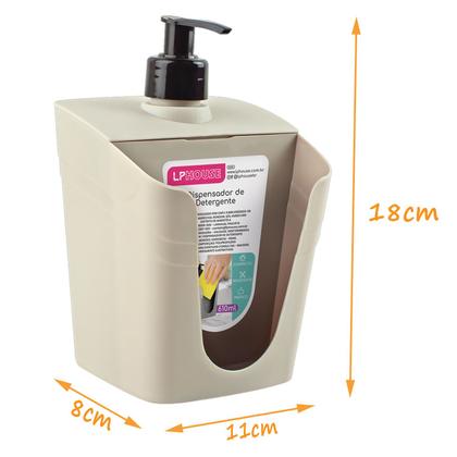 Imagem de Dispenser Pia Detergente Suporte Pratico 610ml Resistente