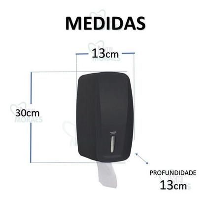 Imagem de Dispenser Porta Papel Higiênico Cai Cai Preto Invoq Premisse