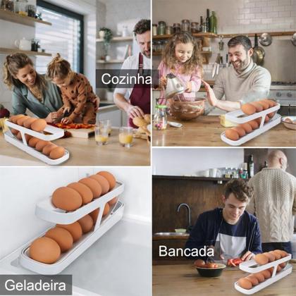 Imagem de Dispenser Rolante de Ovos com Armazenamento Compacto Em Estoque