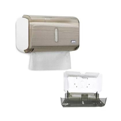 Imagem de Dispenser Suporte De Papel Interfolha Ou Papel Toalha Fume