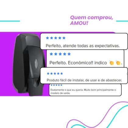 Imagem de Dispenser suporte saboneteira velox dark premisse