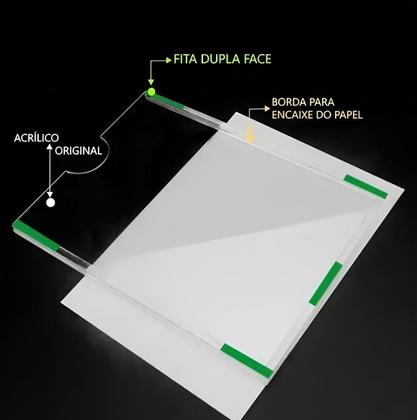 Imagem de Display A4 Acrílico Parede vertical com 1 unidade