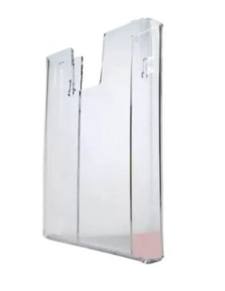 Imagem de Display A4 Acrílico Porta Folha Parede Prontuário Kit 4 Pcs