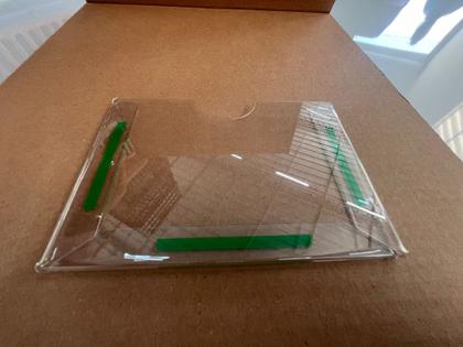 Imagem de Display A6 (15x10cm) Petg Horizontal Folha Folder Escritório 10pçs