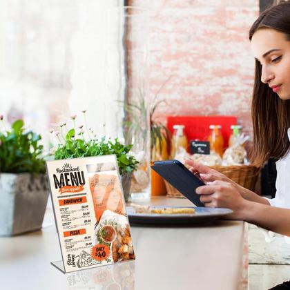 Imagem de Display Acrílico A6 L 1Unidade 10X15 Vertical