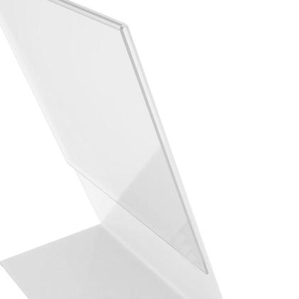 Imagem de Display Acrílico Porta Folha Papel A5 L Vertical Mesa Balcão