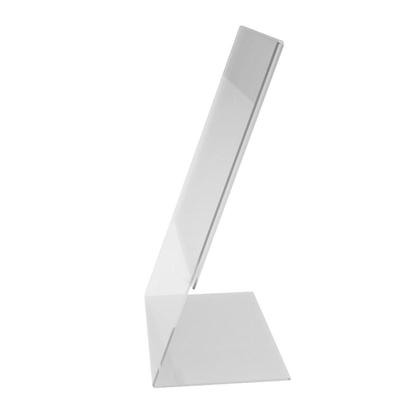 Imagem de Display Acrílico Porta Folha Papel A5 L Vertical Mesa Balcão