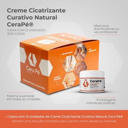 Imagem de Display Cera Pé Creme Curativo Urucum p/ os Pés 12 unidades