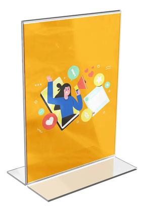 Imagem de Display De Mesa Restaurante T A6 Invertido Folheto C/5