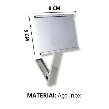 Imagem de Display Em Inox Para Bandeja Bar Restaurante E Buffet