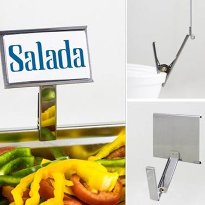 Imagem de Display Em Inox Para Bandeja Bar Restaurante E Buffet