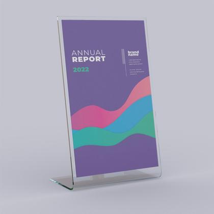 Imagem de Display Expositor A4 L Acrílico Mesa