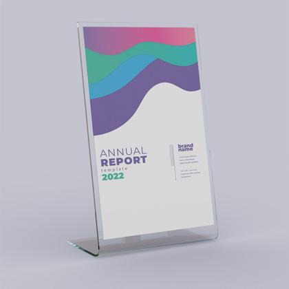 Imagem de Display Expositor A4 L Acrílico Mesa