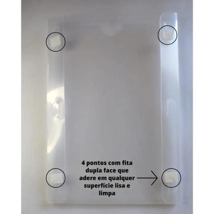 Imagem de Display Expositor de Parede A4 Quadro de Avisos Polibras para Organização, Exibição e Mensagens