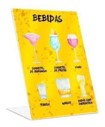 Imagem de Display Expositor Em L Tamanho A4 Ps Cristal 10 Unid - Luvi