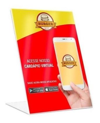 Imagem de Display Expositor Em L Tamanho A4 Ps Cristal 10 Unid - Luvi