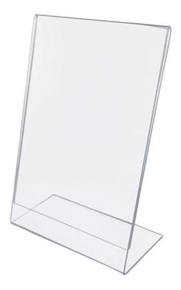 Imagem de Display Expositor Em L Tamanho A4 Ps Cristal 10 Unid - Luvi