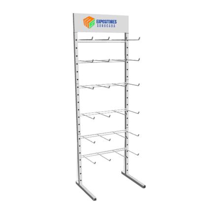 Imagem de Display Expositor Para Chinelos 24 Ganchos