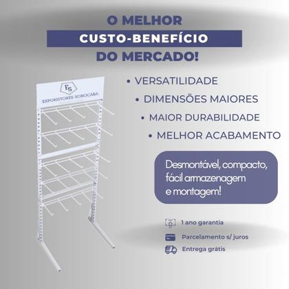 Imagem de Display Expositor Para Chinelos 24 Ganchos