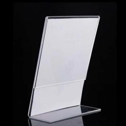 Imagem de Display L Expositor 10X15 Acrílico Cardápio 20 Un