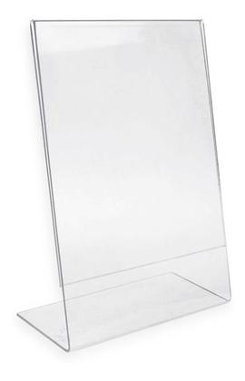 Imagem de Display L Expositor 10x15 Acrílico Cardápio Pix Qr A6 vert