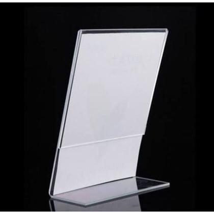 Imagem de Display l Expositor 21x15 Acrílico Cardápio Pix Qr A5 Ver