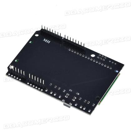 Imagem de Display LCD Arduino Keypad Shield Tela azul Módulo 1602 Uno