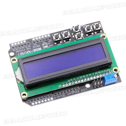 Imagem de Display Lcd Keypad Shield Atmega328 2560 Raspberry Pi Uno