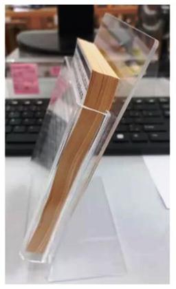 Imagem de Display Porta Folder A6 (10x15) Acrílico Com Porta Cartão