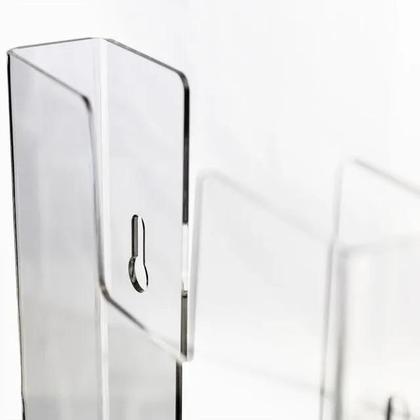 Imagem de Display Porta Folder Acrílico Suporte De Papel A4