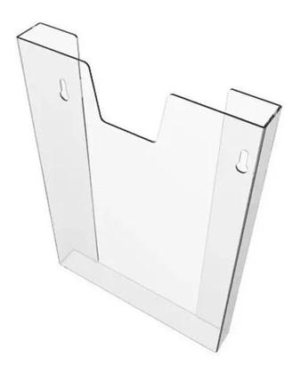 Imagem de Display Porta Folder Acrílico Suporte De Papel A4