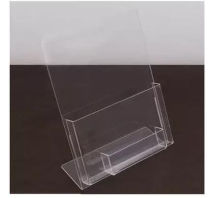 Imagem de Display Porta Folder Personalizado Acrílico Com Porta Cartão