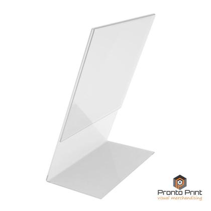 Imagem de Display Porta Folha A4 -Inclinado (21cm x 30 cm) Acrílico 2mm