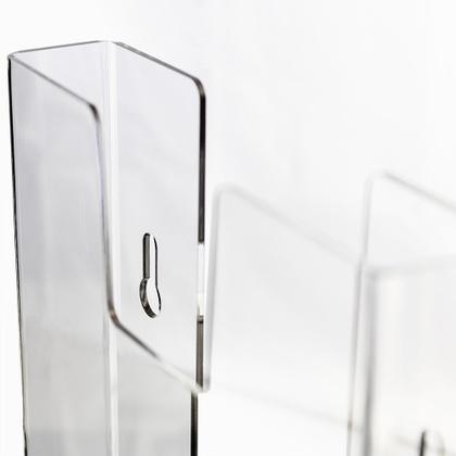 Imagem de Display porta folha Prontuário A4 Parede Acrílico