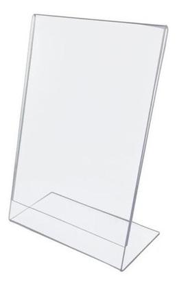 Imagem de Display Porta Folha Sulfite A4 Acrílico Balcão Mesa Cardápio