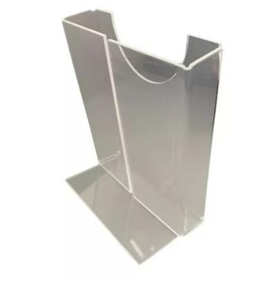 Imagem de Display Porta Panfleto Flyer Folder A6 (10x15) Acrílico 6pcs