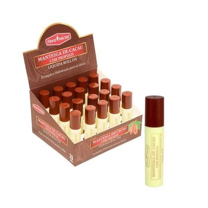 Imagem de Display Protetor Labial Rollon Manteiga De Cacau E Própolis