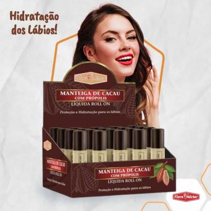 Imagem de Display Protetor Labial Rollon Manteiga De Cacau E Própolis