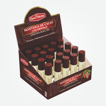 Imagem de Display Protetor Labial Rollon Manteiga De Cacau E Própolis