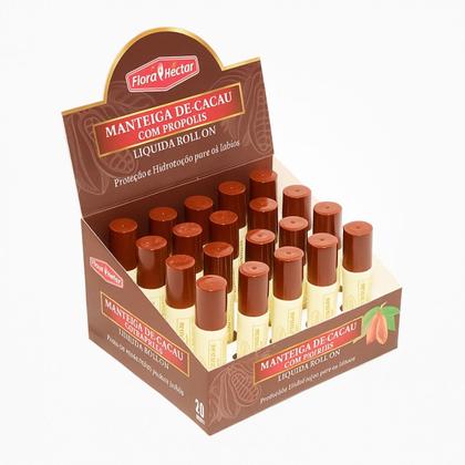 Imagem de Display Protetor Labial Rollon Manteiga De Cacau E Própolis