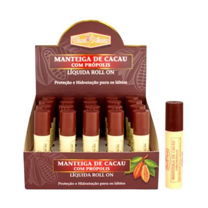 Imagem de Display Protetor Labial Rollon Manteiga De Cacau E Própolis